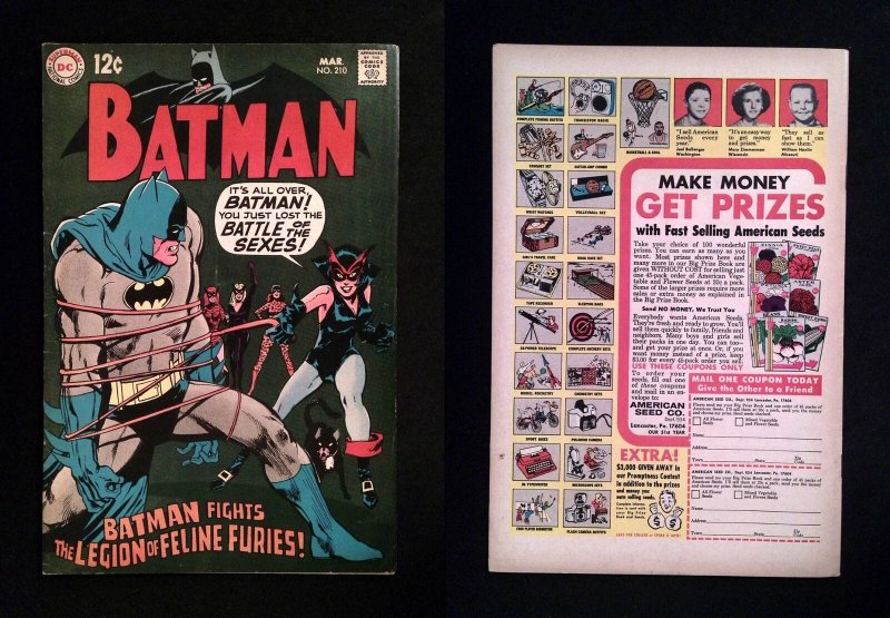 Batman #210 DC Comics 1969 FN/VF | Comic Books - Silver Age, DC Comics