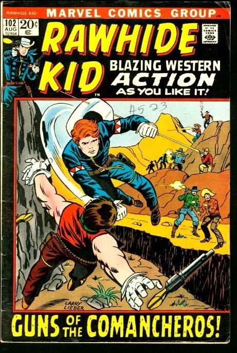 RAWHIDE KID #102-MARVEL WESTERN-BRONZE-AGE VG