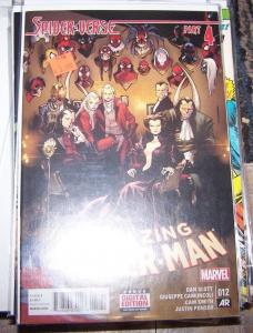 Amazing Spider-Man #12 (March 2015, Marvel) spider verse pt 4 morlun silk spider