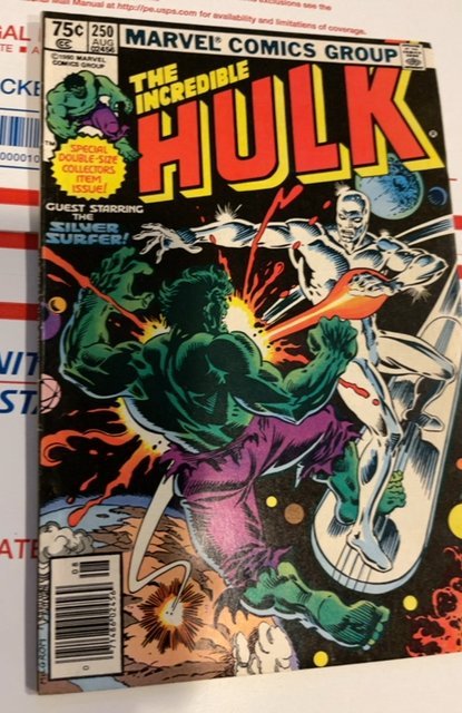 The Incredible Hulk #250 (1980) vs the Silver Surfer