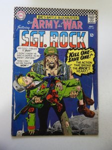 Our Army at War #167 (1966) VG Condition centerfold detached at 1 staple