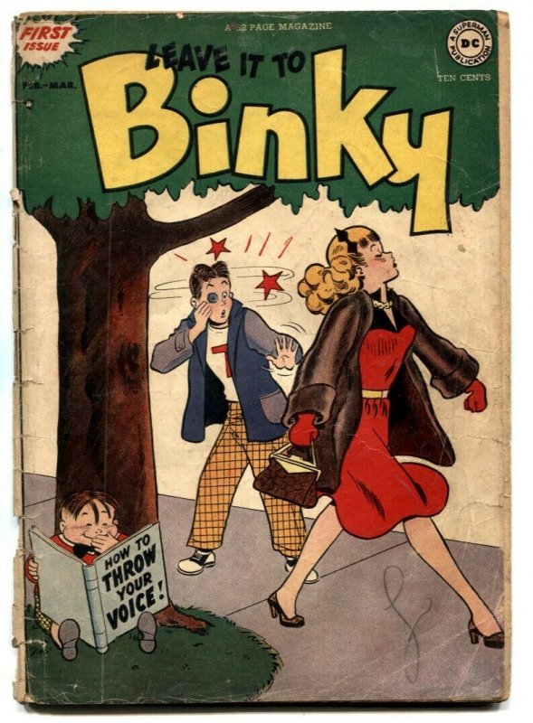 Leave It To Binky #1 1948- Rare DC golden age humor low grade