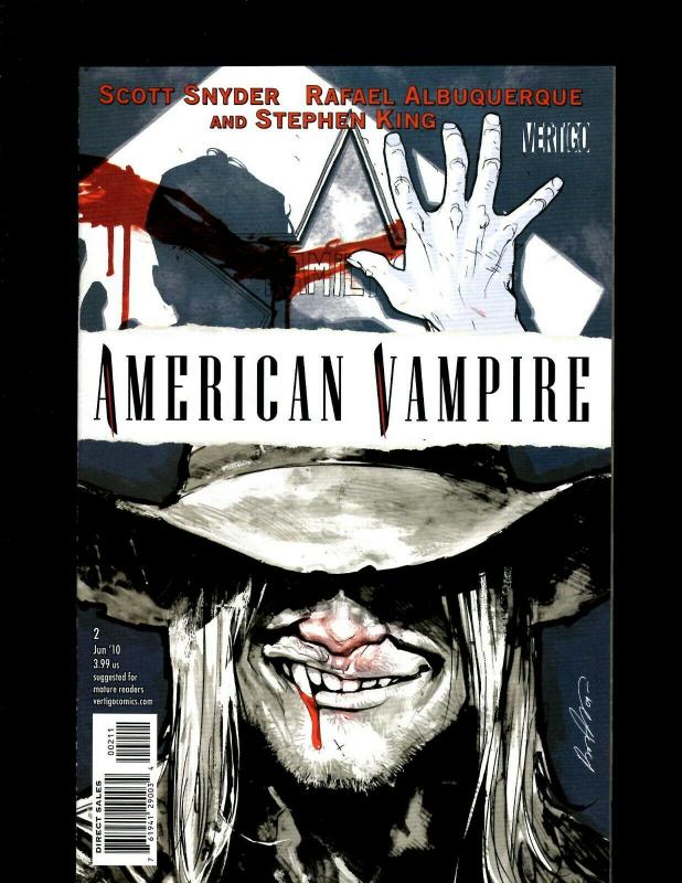 Lot of 9 American Vampire Vertigo Comic Books #1 2 3 4 5 6 7 8 9 J398