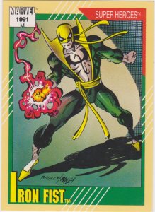 1991 Marvel Universe #28 Iron Fist