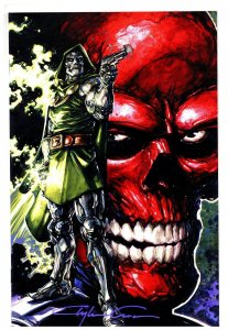 WASTELANDERS: DOOM CLAYTON CRAIN VARIANT TRADE DRESS/VIRGIN SIGNED SET W/COA.