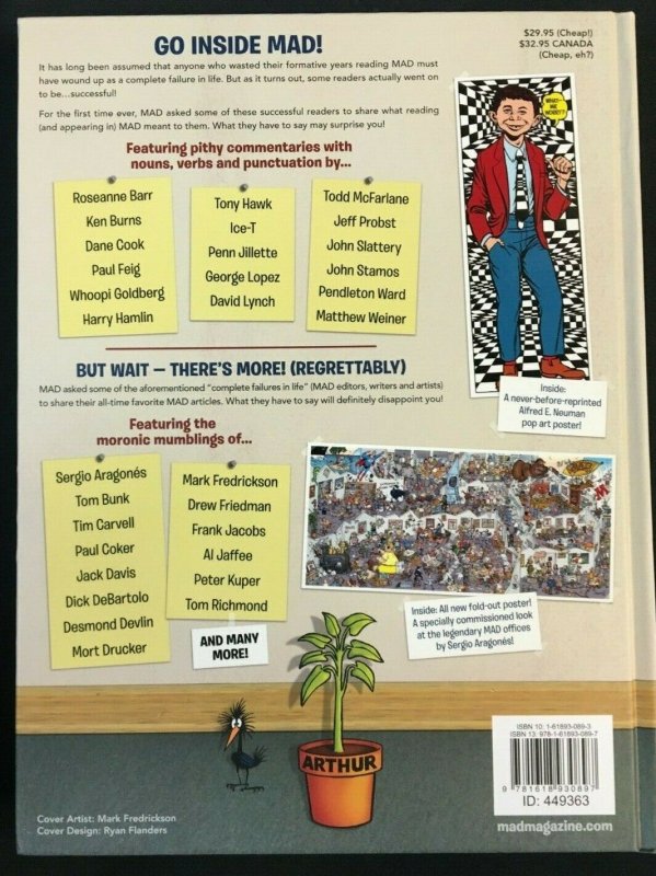 INSIDE MAD HARDCOVER INTRODUCTION BY JUDD APATOW W POSTER Fisherman Collection