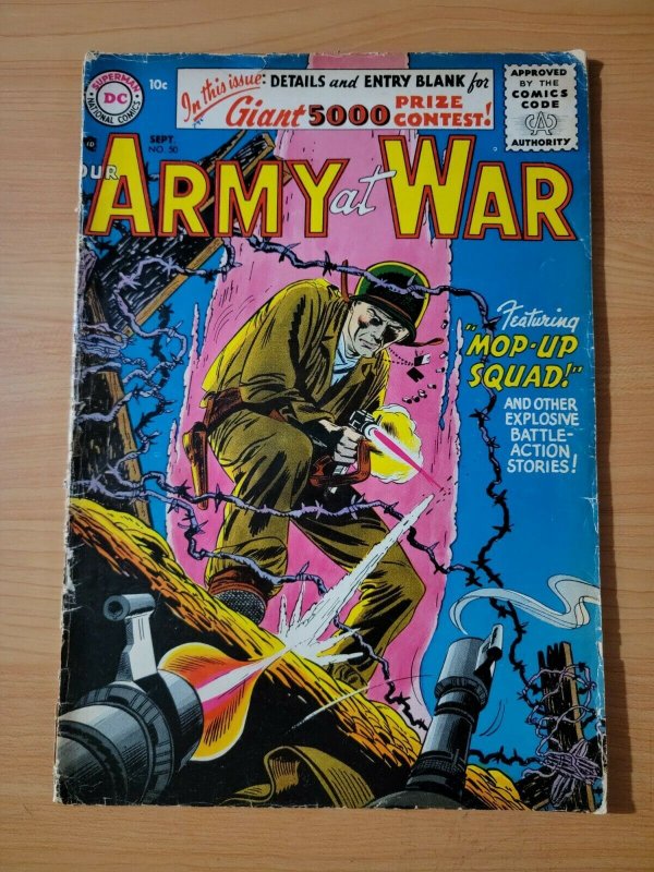 Our Army At War #50 ~ GOOD - VERY GOOD VG ~ 1956 DC Comics