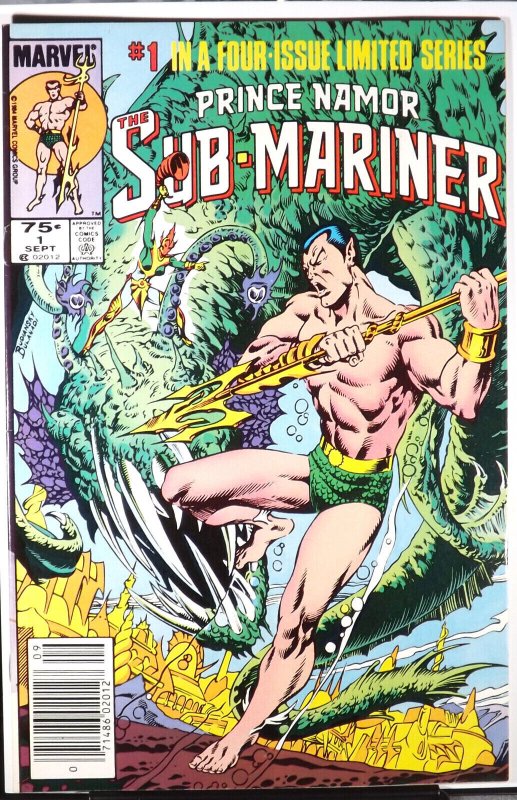 PRINCE NAMOR THE SUB-MARINER #1-4 Complete Set Wakanda Forever 1984 VF/NM MCU 