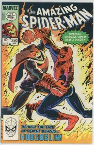 Amazing Spider Man #250 (1963) - 8.0 VF *Awesome Hobgoblin Cover*