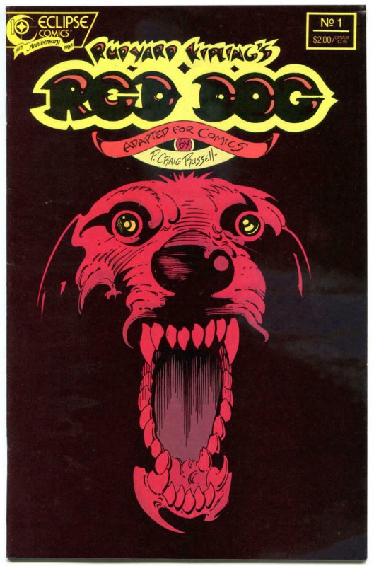 RED DOG #1, VF/NM, Rudyard Kipling, Craig Russell, Eclipse, 1988