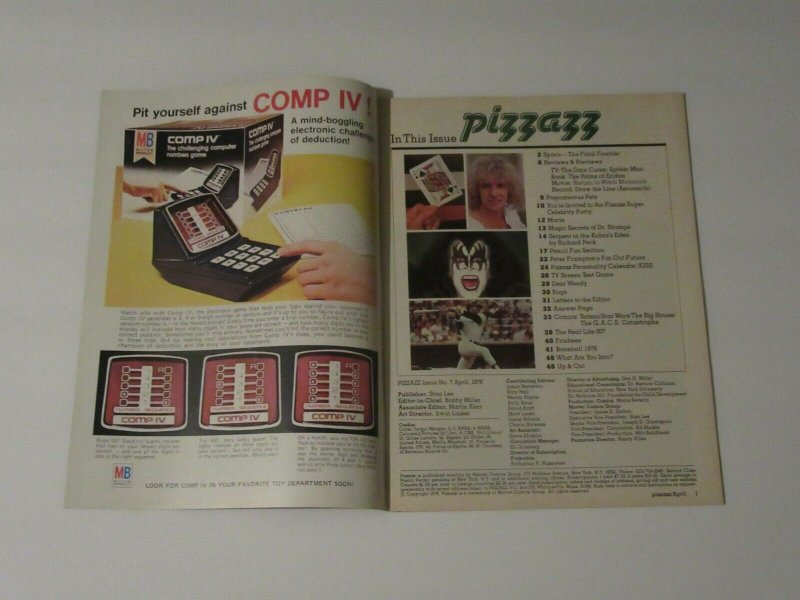 Pizzazz #7 Star Wars Star Trek April 1978 Marvel Magazine VF/NM