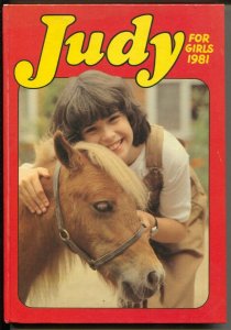 Judy For Girls Annual 1981-British hardback comic book-romance-games-comics-FN