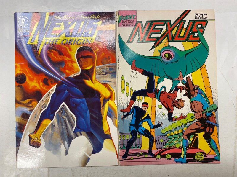 4 DARK HORSE comic books Nexus Origin Nexus #8 10 Nexus Legends #9 21 KM41