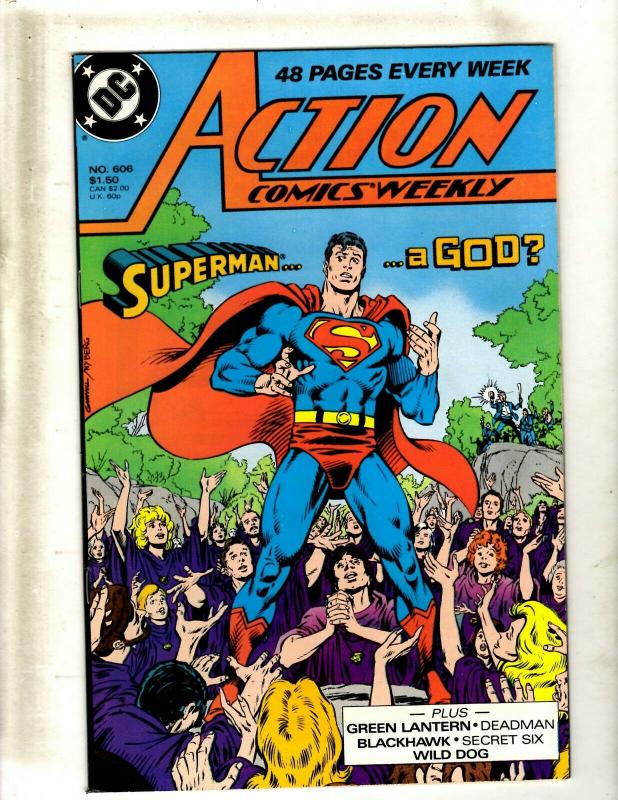 10 Action Comics DC Comic Books #606 607 608 662 674 675 680 682 684 685 JF12