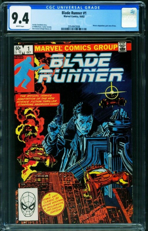 Blade Runner #1-CGC 9.4-Al Williamson-Marvel-2054943008 | Comic