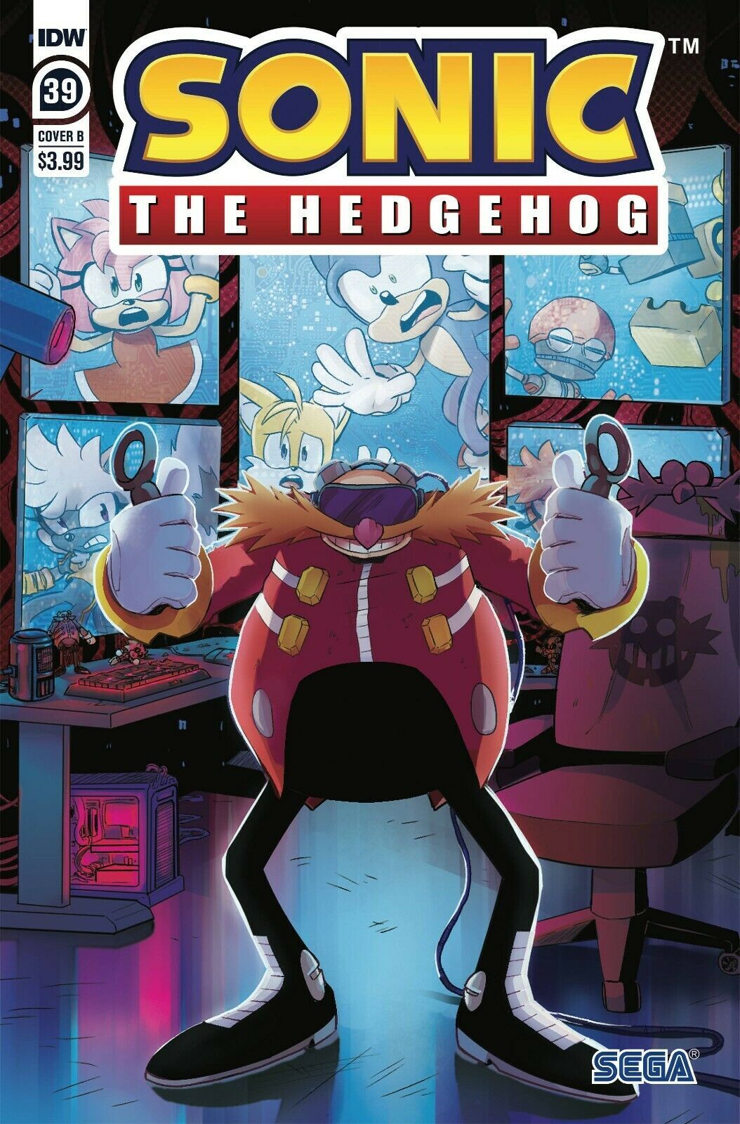 Mavin  Sonic the Hedgehog #32 B Cover IDW SEGA NM Comics Book