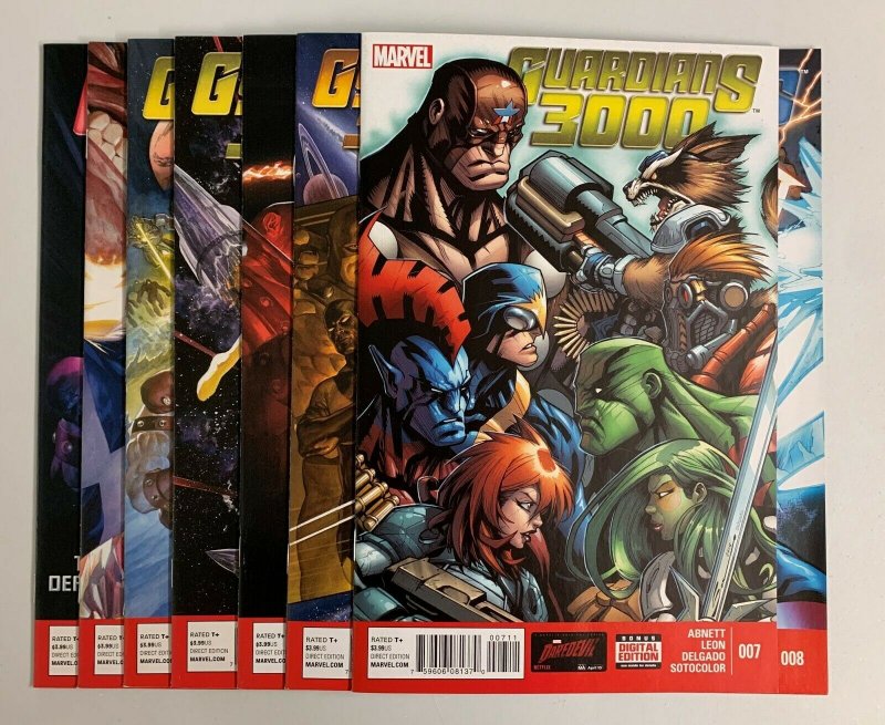 Guardians 3000 #1-8 Set (Marvel 2014) 1 2 3 4 5 6 7 8  Dan Abnett (9.0+) 