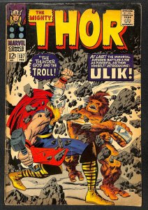 Thor #137 GD/VG 3.0 1st Ulik! Marvel Comics