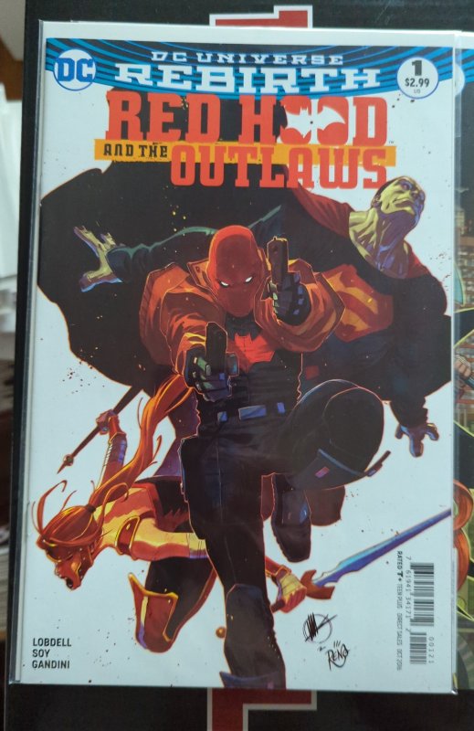 Red Hood & the Outlaws #1 Matteo Scalera Cover (2016)