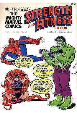 Mighty Marvel Comics Strength and Fitness Book TPB #1 FN; Marvel | save on shipp 