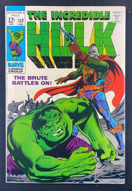 Incredible Hulk 1968 112 FN VF 7 0 Herb Trimpe Comic Books