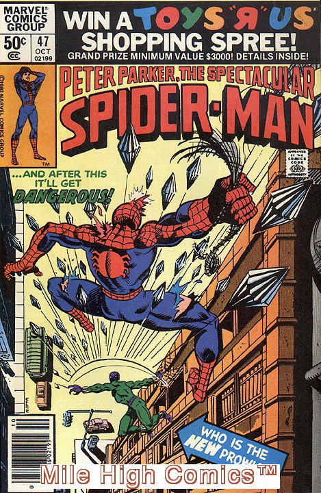 PETER PARKER (1976 Series)  (SPECTACULAR SPIDER-MAN) #47 NEWSSTAND Fair