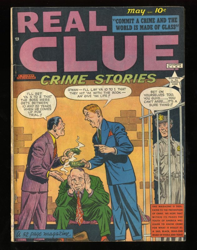 Real Clue Crime Stories #3 VG/FN 5.0 Volume 4 1949