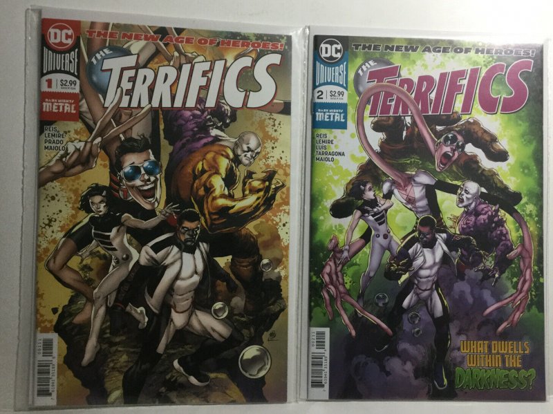 Terrifics 1 2 Dark Nights Metal Nm Near Mint DC Comics