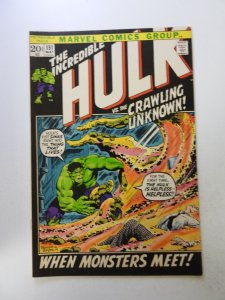 The Incredible Hulk #151 (1972) VF condition