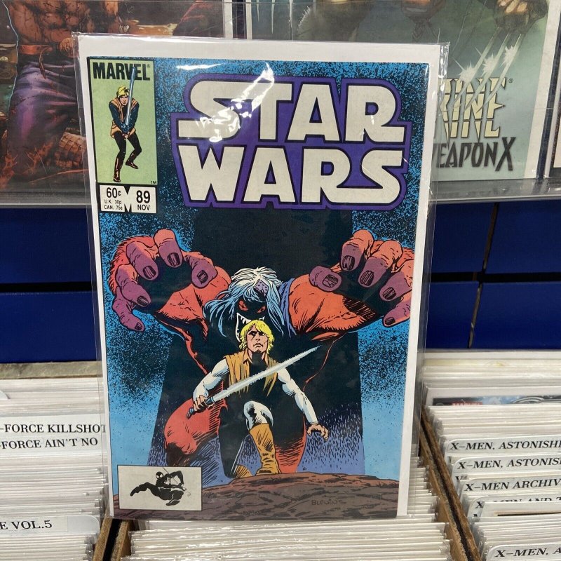 Star Wars #89 Comic Book 1984 VF- Bret Blevins Marvel Luke Skywalker