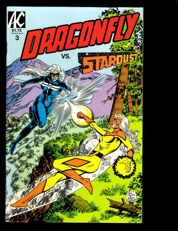 10 Comics Dragonflight Dragonfly # 1 2 3 4(2) 5 6 7 8 Superhero Fantasy JF16