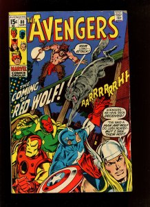 AVENGERS #80 - 1ST APPEARANCE OF REDWOLF (6.0 or better) 1970