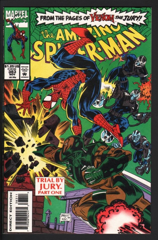 AMAZING SPIDER-MAN #382-MARVEL COMICS NM-VENOM