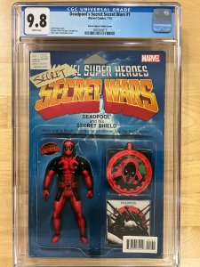 Deadpool's Secret Secret Wars #1 Figure Cover (2015) CGC 9.8