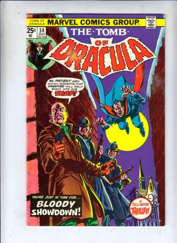 Tomb of Dracula #34 (Jul-75) VF/NM High-Grade Dracula