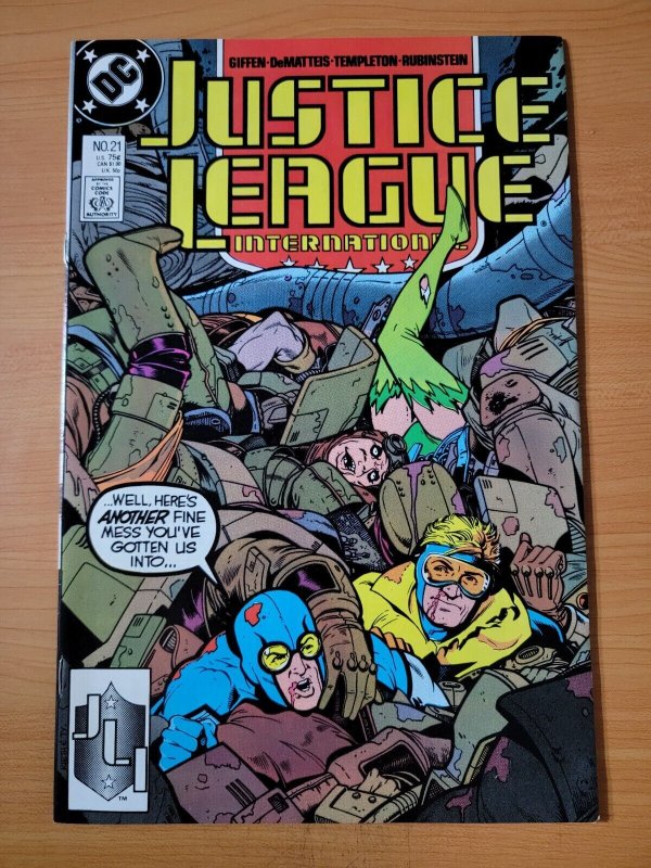 Justice League International #21 Direct Market Edition ~ NEAR MINT NM ~ 1988 DC 