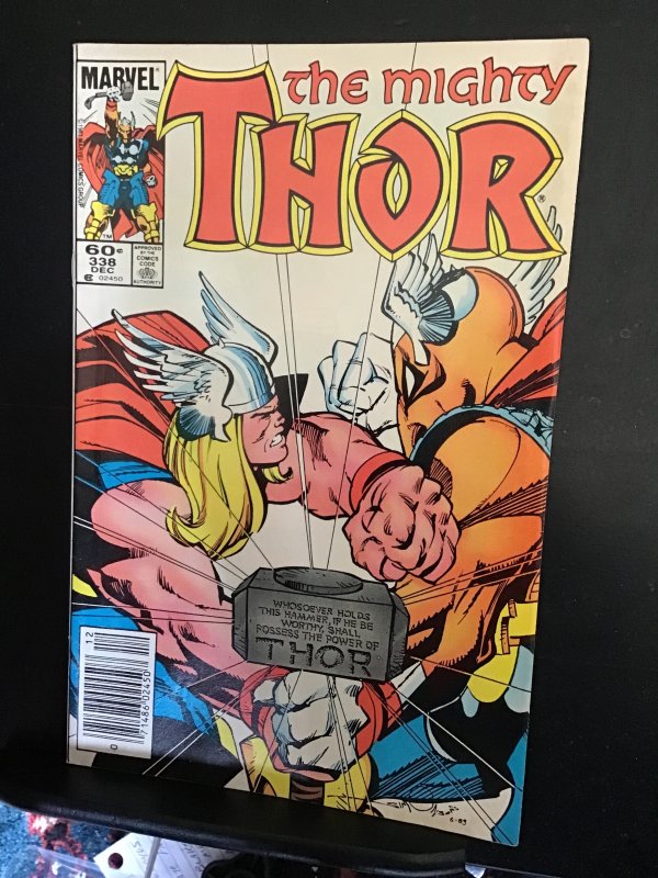 Thor #338 (1983) first Thor vs beta ray bill key High grade VF/NM Richmond CERT!