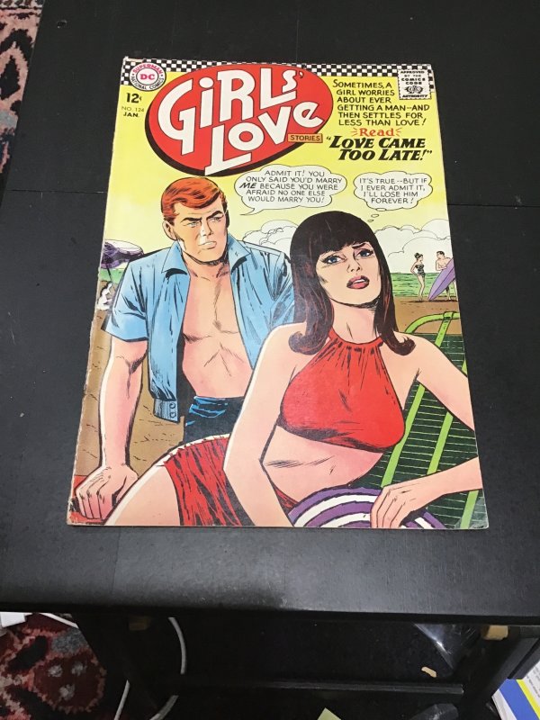 Girls' Love Stories #124 (1967) Loser At Love! Midgrade silver age roman...