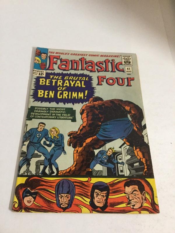 Fantastic Four 41 Vg/Fn Very Good/Fine 5.0 Marvel Comics Silver Age