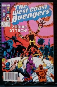 West Coast Avengers #26 Newsstand Edition (1987)