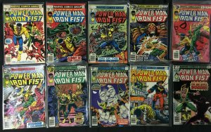 POWER MAN & IRON FIST 30 COMICS #50-61,63-70,93,95,110-117 VG-VF BYRNE, GAMMILL