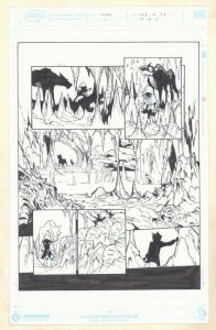 Fairy Quest #2 p.22 - Red Riding Hood and Big Bad Wolf - art by Humberto Ramos