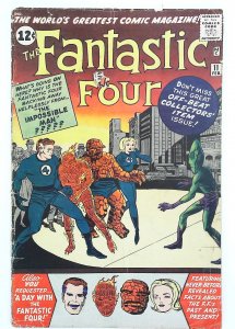 Fantastic Four (1961 series)  #11, Good- (Actual scan)