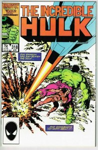 Incredible Hulk #318 (1962) - 8.5 VF+ *Baptism of Fire*