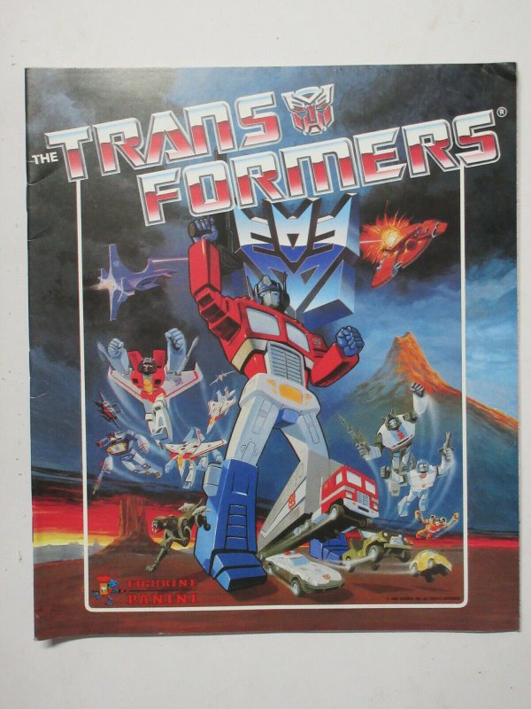 Transformers Panini Sticker Album Book 1986 Hasbro BLANK NO STICKERS