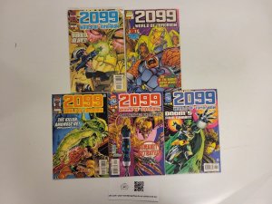 5 2099 World of Tomorrow Marvel Comic Books #1 2 3 4 5 49 TJ29