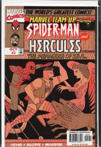 Marvel Team-Up #2 Olliffe Cover (1997) Hercules