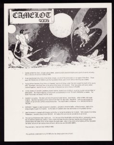 Camelot 4005 Portfolio By Jim Starlin (1978) Signed & Numbered