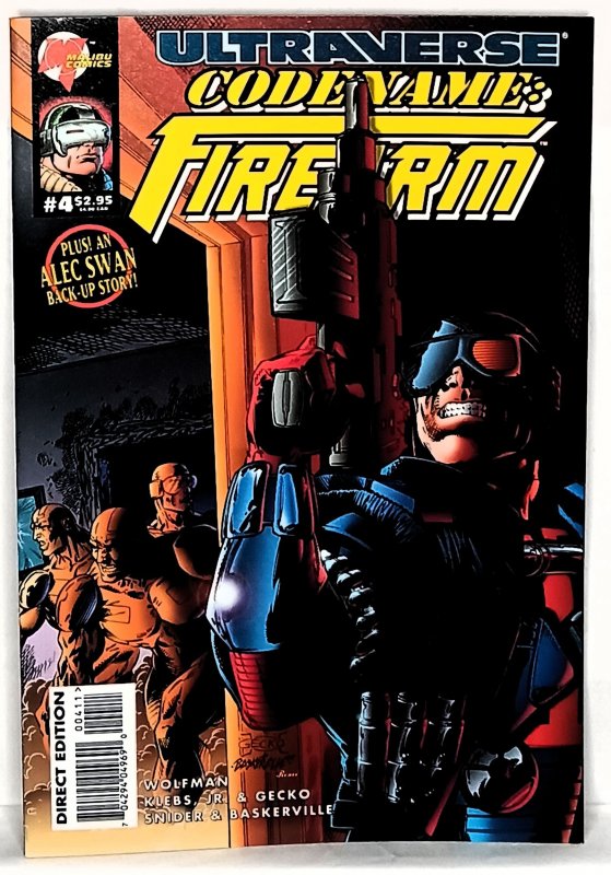 Codename: Firearm #4 (1995) Ultraverse Malibu Comics NM                  HC0711