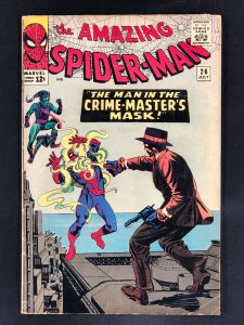 The Amazing Spider-Man #26 (1965) 1st Patch and Crime Master App